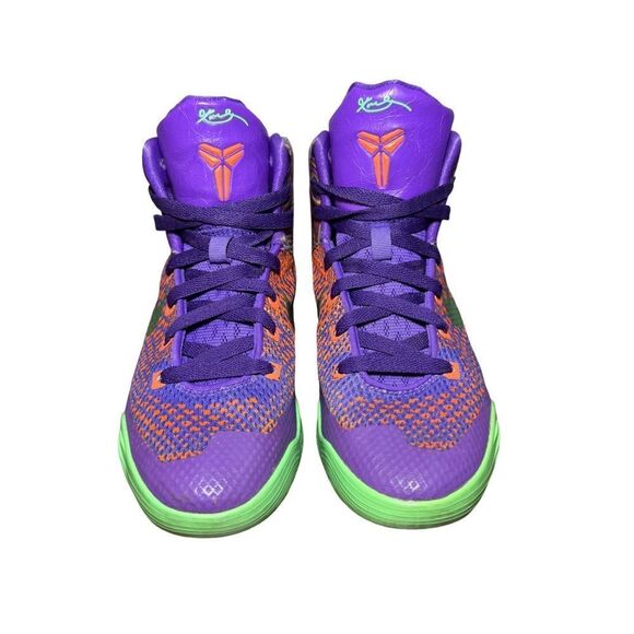 Nike Kobe IX 9 Sz 6.5y Women’s Sz 4.5 Youth Purple Pink Orange Green Kobe Bryant - Picture 3 of 6